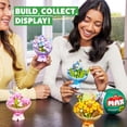thumbnail image 3 of MAX BUILD MORE Premium LED Bouquets Collection (Yellow) by ZURU - Light-Up Floral Building Bricks Display Set for Kids Ages 8+, 3 of 10