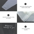 thumbnail image 4 of OUNONA 50Pcs Wrapping Bag Transparent Plastic Simple Design for Birthday Lovers, 4 of 6