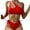 Red, variant on Aayomet Plus Size Swimsuit For Women Women Naughty Nightlife Lingerie Set Bandeau Bikini Extreme Hot Mini Thong String Underwear,Hot Pink S