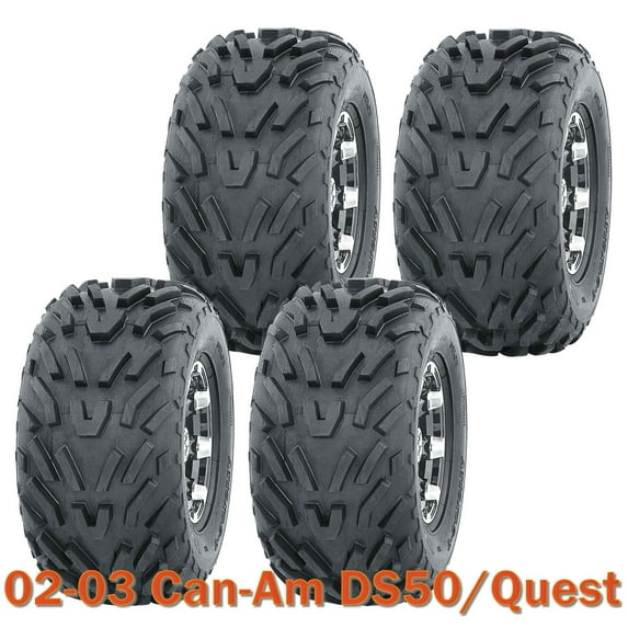 2002-2003 Can-Am DS50/Quest ATV complete Set of tires 16x8-7 4PR