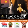 thumbnail image 1 of Almizcle de ciervo negro, aceite de Perfume Aswad Rooh al Musk Attar Oud ORIENTAL árabe, aroma de ámbar, fragancia sin Alcohol Fivean unisex, 1 of 1