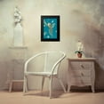 thumbnail image 4 of Brissonnet, Daphne 13x18 Black Modern Framed Museum Art Print Titled - Ornate Peacock XE, 4 of 5