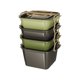 thumbnail image 2 of Set Of Four Portable Portable Lunch Boxes With Handles And Lids Fruit Boxes Food Boxes Microwaveable Lunch Boxes For Office Workers Deals Of The Day Clearance, 2 of 9