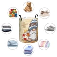thumbnail image 4 of Sikiie Hello Summer Cute Gnome Print Round Dirty Clothes Basket, Waterproof Standing Foldable Storage Basket, for Laundry Room, Bedroom, Bathroom Storage-Medium, 4 of 6