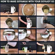 SoyaJoy G5 8in1 Milk Maker Soy Milk Maker & Soup Maker, Self-Cleaning, Raw Milk Program
