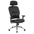 thumbnail image 1 of Pemberly Row Contemporary Black Bonded Leather Managers Chair, 1 of 9