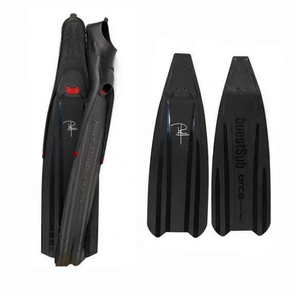Questsub Orca Freediving and Spearfishing fins EU39/40 USA06/07.5  Long and short blades included