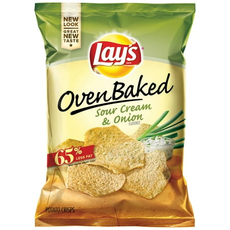 Best  By 13 aug 24) Oven Baked Barbecue Flavored Potato Crisps, 1.125 Ounce (Pack of 64)