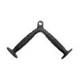 BAOSITY Tricep Press Push Down Bar Cable V Bar Anti Slip Handle Pull
