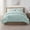 Green, variant on Serta Supersoft Light Gray Solid Reverse to Print Comforter Set, King (3-Piece)