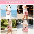 thumbnail image 5 of Purse Bottle Holder Bag with Strap, Crossbody Water Bottle Storage Bag with Phone Pocket, Shoulder Tumbler Carrier, 5 of 9