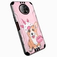 thumbnail image 1 of DALUX MetKase Hybrid Slim Phone Case Cover Compatible with Nokia G300 5G / Nokia N1374DL 5G (2021) - Corgi Unicorn Dog, 1 of 2