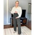 thumbnail image 4 of G4Free BareFeel Maternity Dress Yoga Pants Over The Belly Stretchy Work Slack Pregnancy Wide Leg Lounge Trousers 28"/30"/32", 4 of 9