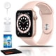 thumbnail image 1 of Apple Watch Series 6 (GPS, 44 Mm, Correa Deportiva Dorada, Rosa Arena) con AirPods 2 (Caja Nueva Abierta), 1 of 6