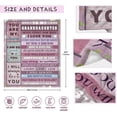 thumbnail image 3 of Granddaughter Blanket 60"x50",Granddaughter Gifts from Grandma, Birthday Graduation for Granddaughter from Grandparents, Gifts for Granddaughter, Granddaughter Gift Ideas, 3 of 6