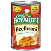 Pâtes et bœuf à la sauce tomate Beefaroni de Chef BoyardeeMD