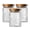 Sunflower*3-24oz, variant on 32oz Vintage Glass Jars With Lids Airtight Food Storage Containers Kitchen Canisters For Sugar Coffee Tea Spice Flour Candy Cookie Pasta Cereal Decorative Jars