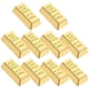 thumbnail image 4 of 10pcs Doll House Gold Bars Model Mini Golden Brick Miniature Layout Gold Bars Size L Hollow, 4 of 4