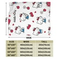 thumbnail image 2 of Hello Kitty Blanket, Super Soft Throw Blanket, Cozy Flannel Blankets For Boys Girls, Warm Blankets For Couch Sofa Bed, 40"X30", 2 of 9