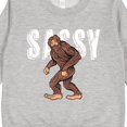 thumbnail image 3 of Inktastic Bigfoot Sassy Happy Sasquatch Toddler Sweatshirt, 3 of 4