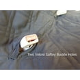 thumbnail image 3 of Covered Living Deluxe Quilted and Padded seat cover with Non-Slip Fabric in Seat Area for Pets - One Size Fits All 56"Wx94"L Black, 3 of 3