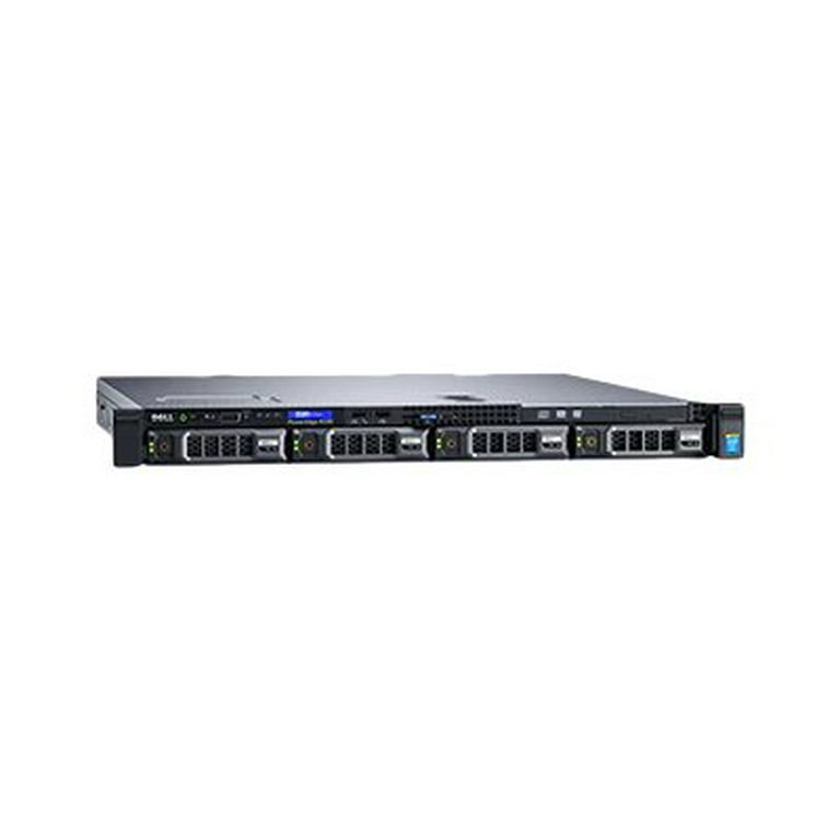 Dell PowerEdge R230 - Server - rack-mountable - 1U - 1-way - 1 x Xeon E3-1240V6 / 3.7 GHz - RAM 8 GB - HDD 1 TB - DVD - Matrox G200 - GigE - no OS - monitor: none - BTP - Dell Smart Value - Walmart.com