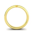 thumbnail image 4 of Diamond-Capitals 0.20 Ct Beautiful Round Cut Citrine Gemstone Bridal Eternity Band for Anniversary Solid 14K Yellow Gold Size 8, 4 of 8