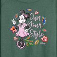 thumbnail image 3 of Disney - Own Your Style - Women's Lightweight French Terry Long Sleeve Shirt, 3 of 5