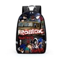 thumbnail image 3 of Mochila de tendencia para estudiantes de primaria para hombres y mujeres, bolso escolar Roblox, bolso de hombro periférico para juegos, bolso escolar con cremallera de dibujos animados, 3 of 4