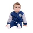 thumbnail image 3 of Wonder Nation Baby Boys Varsity Jacket and Jogger Pants Matching Set, 2-Piece, Sizes 0/3M-24M, 3 of 7