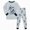 G882-Light Gray, variant on HFHAPW Toddler Pajamas Kids Pajamas for Boys Girls Long Sleeve Set 2 Piece Snug Fit Pjs Set