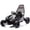 Black, variant on Ambifirner 24V Electric Go Kart, Kids Drift Kart with Dual 400W Motors, 5-7.5MPH Ride Time, Adjustable Seat & 5-Point Seat Belt Rose Pink