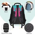 thumbnail image 4 of Yspwyqan Girls Backpack 10-12 Years Old, Ice Cream Drip Bow 17 Inch Lightweight School Bag, Double Zipper with Front Pocket, Casual Daypack for Middle School Hiking, 4 of 7