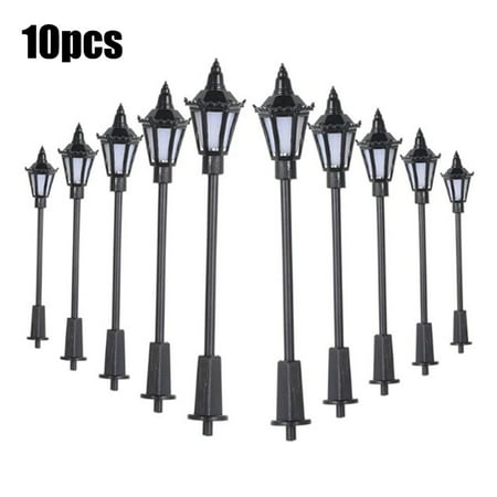 

Hayafir 10x H0 TT LED Street Lamp Lighting Lamp Park Model Railway Train 00
