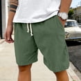 thumbnail image 3 of JTieacloth Men's Corduroy Casual Shorts Classic Stretch Short for Summer Beach Vacation(Green), 3 of 7
