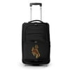 MOJO Black Wyoming Cowboys 21" Softside Rolling Carry-On Suitcase