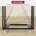 thumbnail image 5 of Drywall Cart Steel Panel Truck, Heavy Duty Flatbed Dolly Carts with Wheels, Table Cart with 1500 Lbs Capacity, Utility Tool Cart for Handling Wall Panel, Folding Table, Lumber, Mattress, 5 of 9