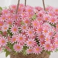 thumbnail image 3 of Oioii Small Simulation Chamomile Bouquet, Artificial Silk Chrysanthemum Jumping Orchid, Fresh Style Floral Decor, for Wedding Home Tabletop Vase Decoration,A, 3 of 4