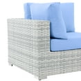 thumbnail image 4 of Modway Convene Outdoor Patio Corner Chair in Light Gray Light Blue, 4 of 7