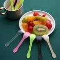 thumbnail image 4 of 100pcs Mini Plastic Spoons Flatware Spoons For Jelly Ice Cream Dessert Spoons, 4 of 5