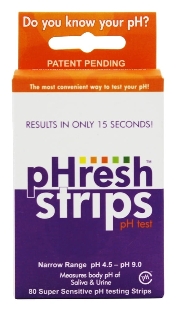 Phresh Products Phresh Saliva & Urine pH Test Strips 80 Strip(s