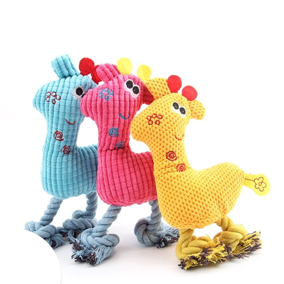 CRAFTHROU 1Pcs Produits pour Animaux Jouets en Peluche Jouets à Mâcher pour Chiots pour la Dentition.2 Pouces