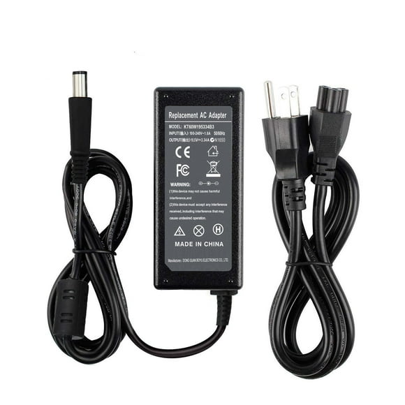 Laptop LA65NS2-01 PA-12 Chromebook AC Charger for Dell Chromebook 11 3120 3180 3189 3181 P22T P26T 09RN2C Latitude E7240 E7250 E7270 E7440 E7450 E7470 E6430 Google Power Supply Cord