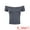 Deep Gray, variant on Off Shoulder Crop Top L Black