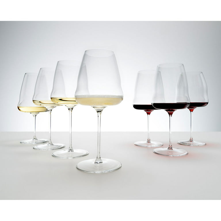 Riedel Winewings Crystal Wine Glass Set for Tasting, Dishwasher Safe (4  Glasses) 