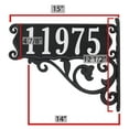 thumbnail image 3 of Address America Fully Customized, Double-Sided Boardwalk Double Sided Reflective Mailbox Address Sign, 3 of 3