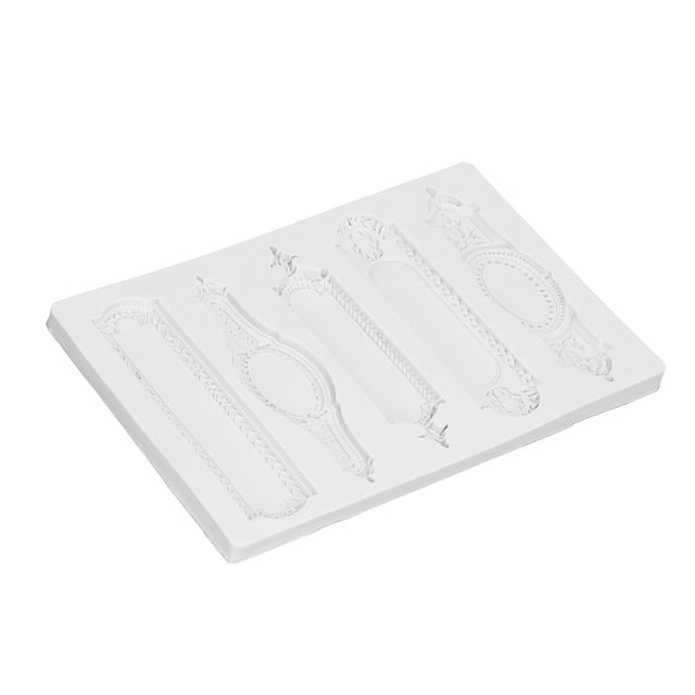 Molde De Chocolate, Molde De Silicona, Diseño único, 5 Marcos Diferentes, Duradero, Seguro Para Chocolate, Pastel De Bricolaje Para Hornear