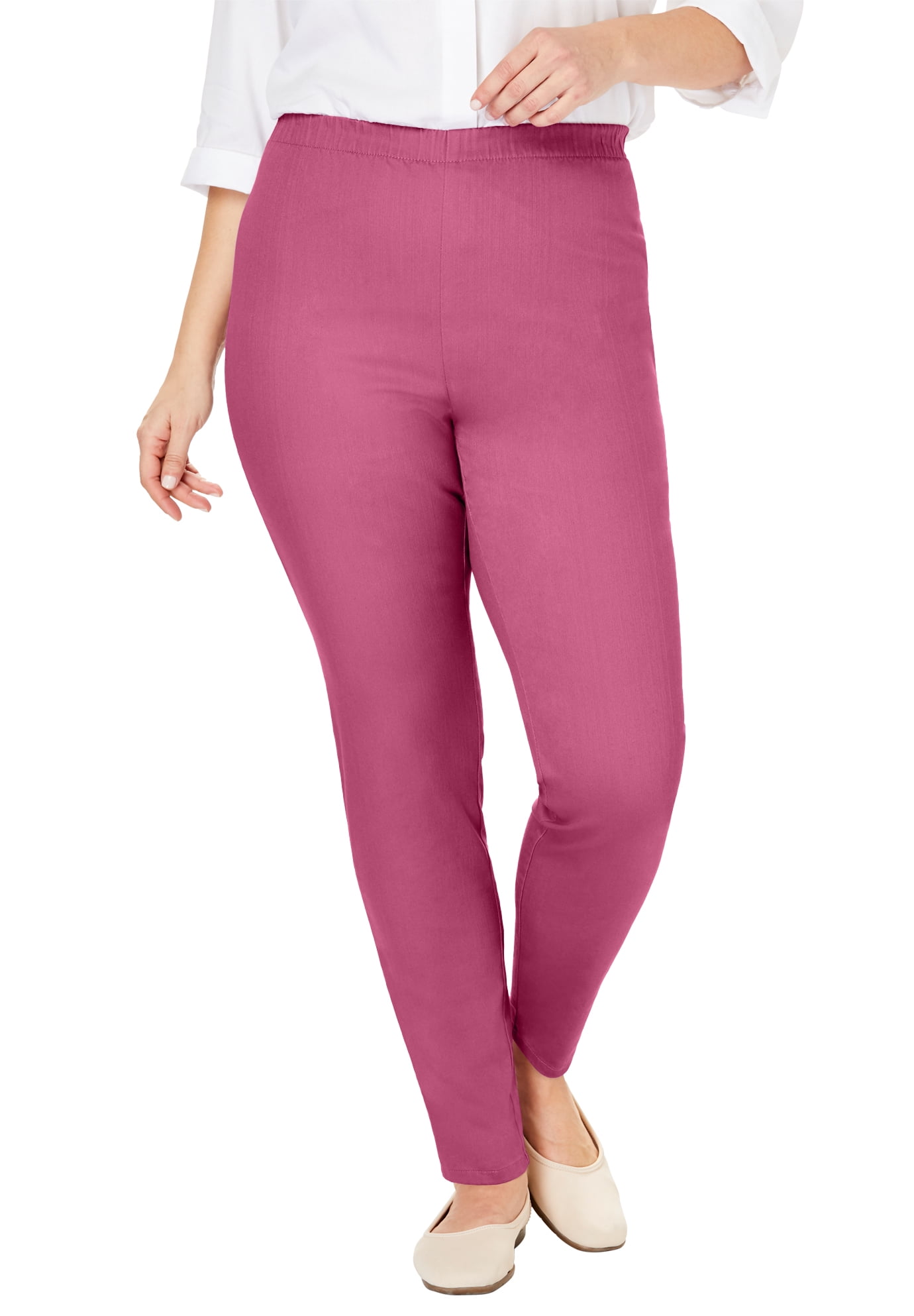 woman within denim leggings