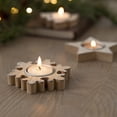 thumbnail image 4 of KYAIGUO Tabletop Candle Holder Ornament Set Put Candles Scene Decoration Props Christmas Decorations 2PCS, 4 of 6