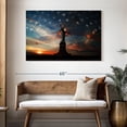 thumbnail image 3 of Elephant Stock American Flag Liberty Monument Wall Art - Horizontal Canvas Wall Art - Living Room Wall Decor - Places Canvas - Brown And Orange Decor - 48" x 32", 3 of 8